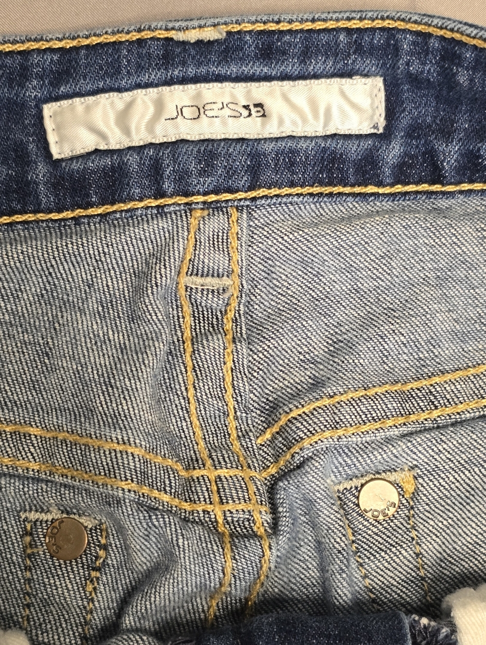 Joe's Jeans Blue Flared Denim - Picture 4 of 13